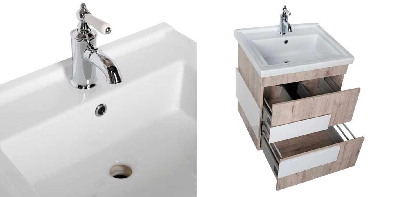 Комплект мебели Aquanet Мадейра 60 дуб кантри 00183160 - Вид №4