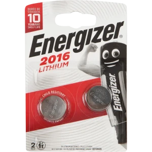 Батарейка Energizer CR2016 литиевая 2 шт.