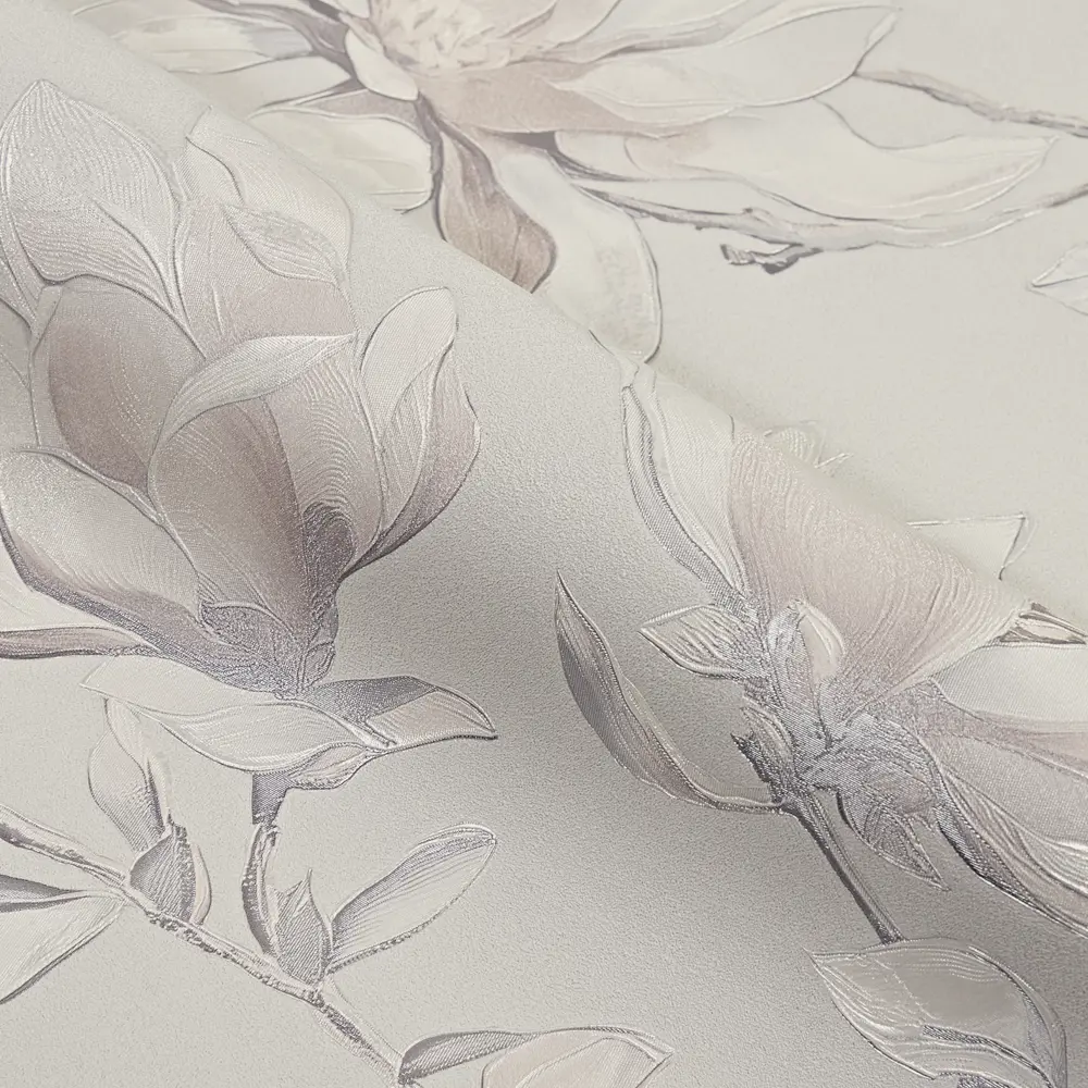 Обои флизелиновые Victoria Stenova Magnolia серые 1.06 м VS585106 89441268 STLM-2056538 - Вид №3