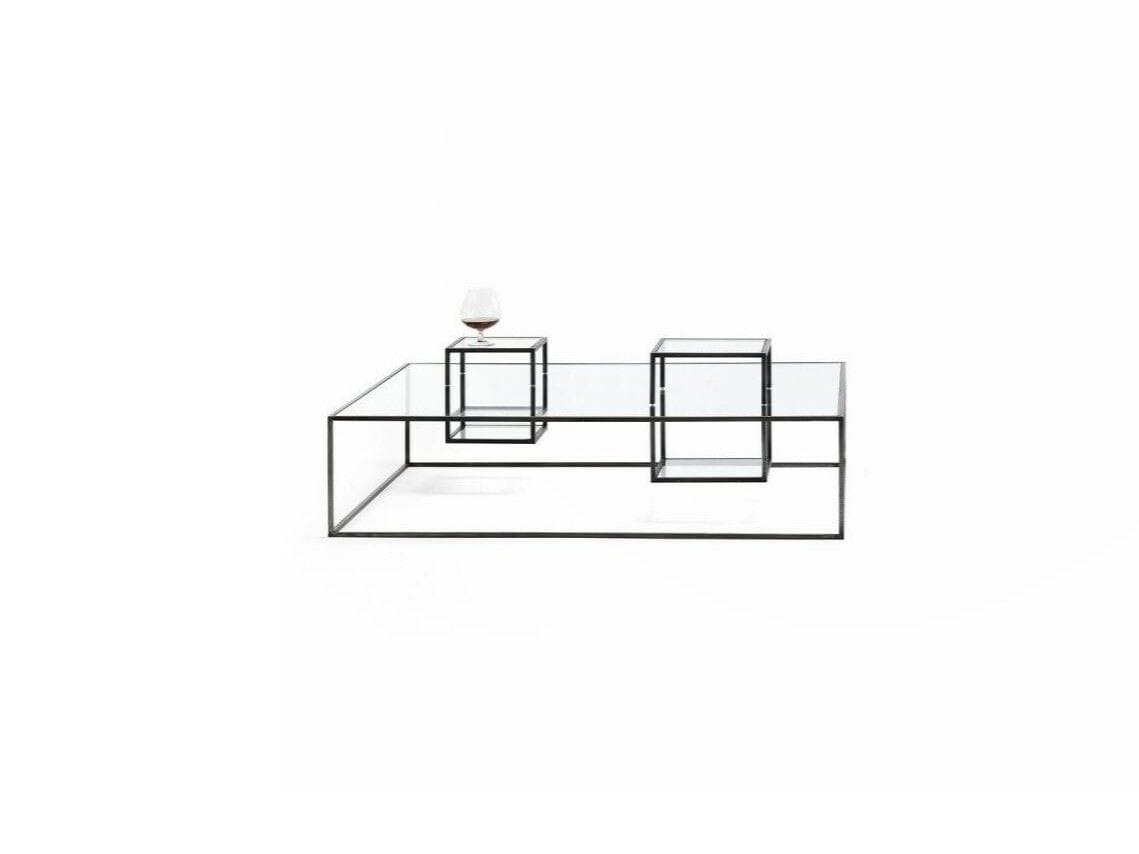 Прямоугольный Хрустальный журнальный столик Mogg иллюзии ARCH-00147592 - Вид №1