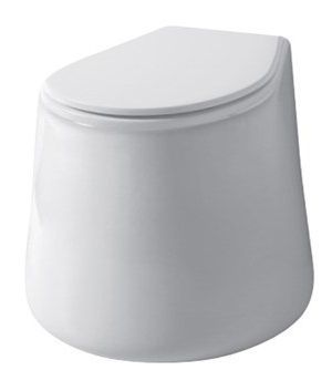 CT00200002 Приставной унитаз напольный Черный Disegno Ceramica CATINO Италия