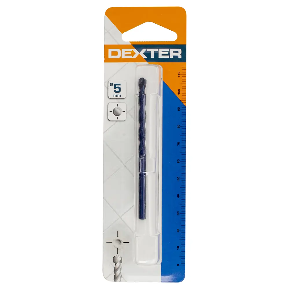 Сверло по керамике 5х85 мм Dexter 138-00040 STLM-2202034 - Вид №1