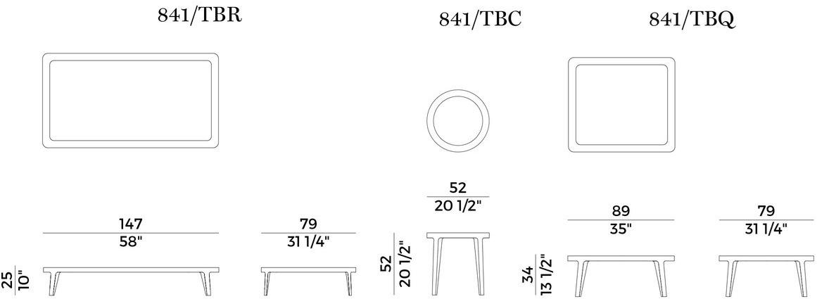 Potocco Прямоугольный журнальный столик из ясеня Spring 841/tbq, 841/tbr - Вид №5