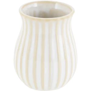 Стакан для зубных щёток Swensa Lotta керамика цвет бежевый