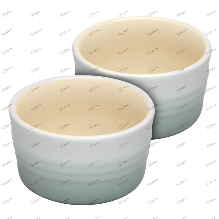 Набор рамекинов Le Creuset, каменная керамика, 2 шт., серый 91002800541000