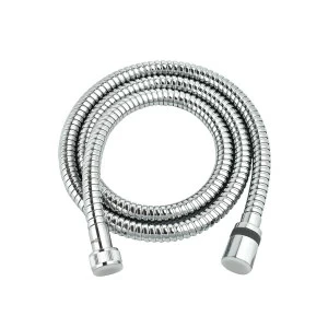 LE8047S Душевой шланг двухзагибный 1,2 м, TURN-FREE, сталь хромированная, пакет с подвесом LEMARK