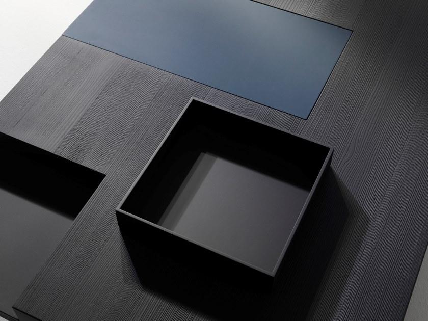 ALBEDO Низкий прямоугольный журнальный столик из лиственницы  Ny120lb  - Вид №6