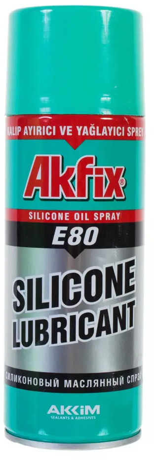 Силиконовая смазка Akfix E80 для защиты металла и механизмов 15140575