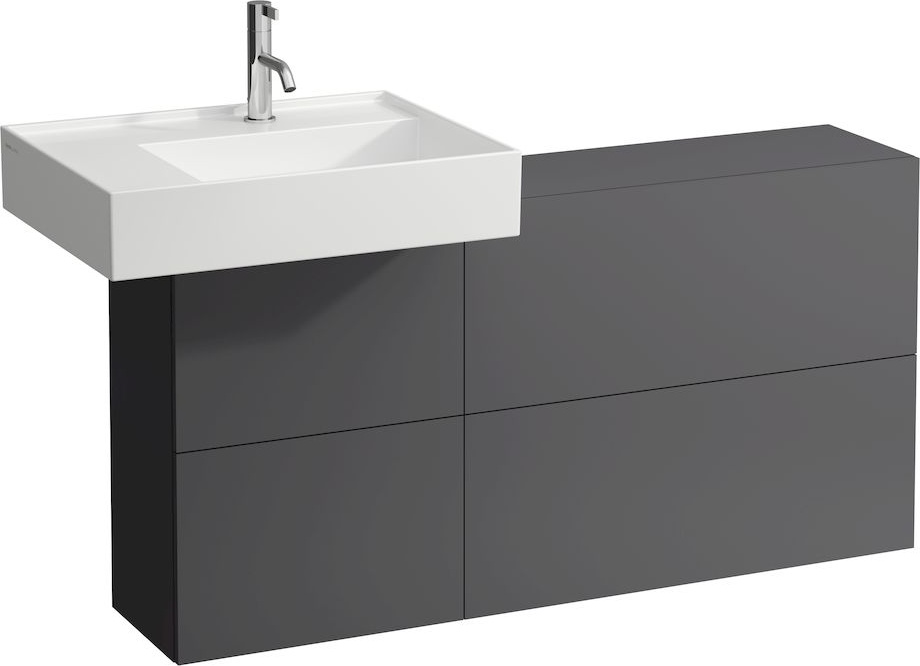 H8103357591121 Раковина с полочкой слева, со специальным скрытым сливом LAUFEN PRO - Вид №8