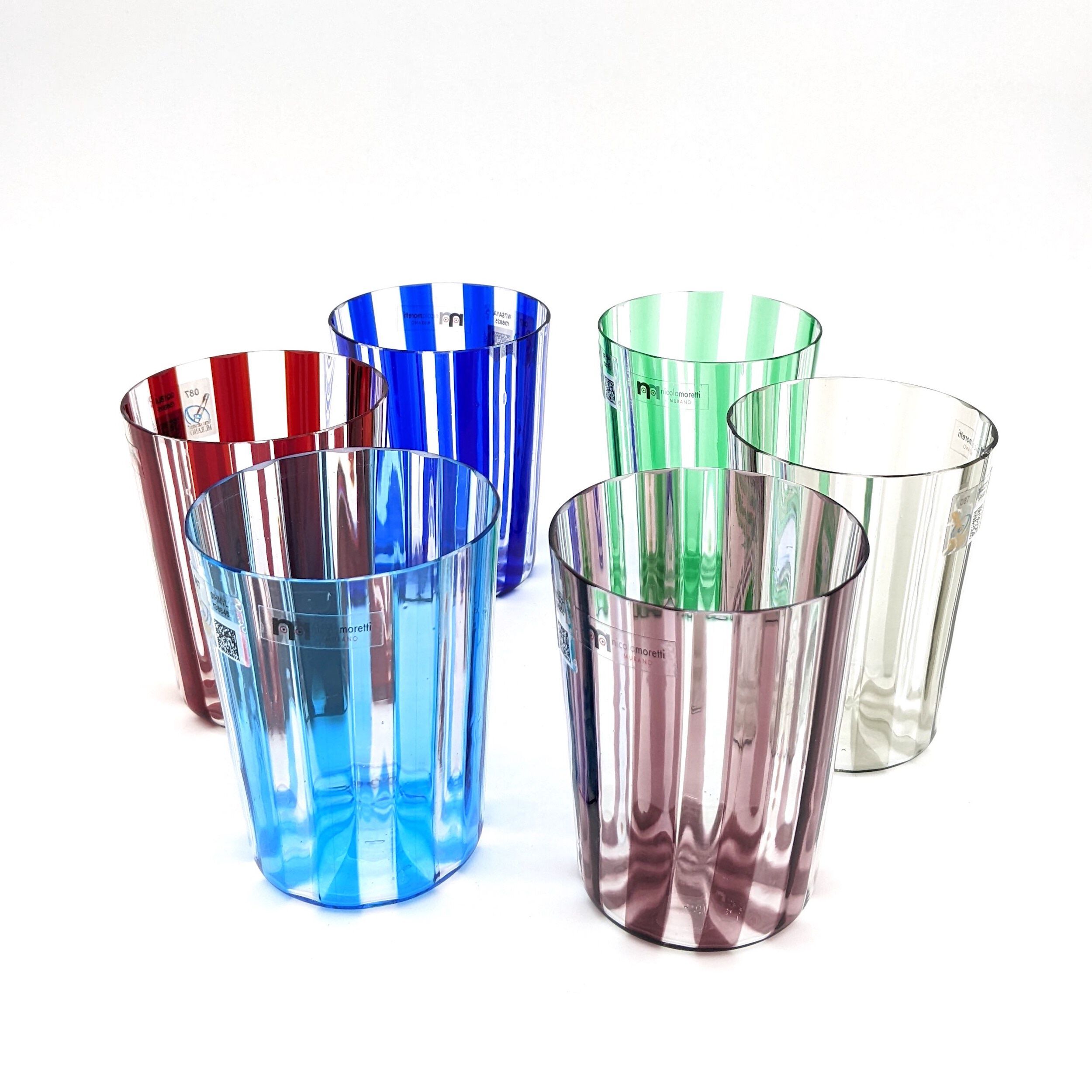Набор из шести стаканов из муранского стекла ручной работы YourMurano готы ARCH-00076647 - Вид №3