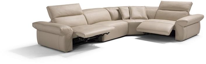 Egoitaliano Модульный угловой диван из кожи с электроприводом Harmony sun-id-1376844 - Вид №1