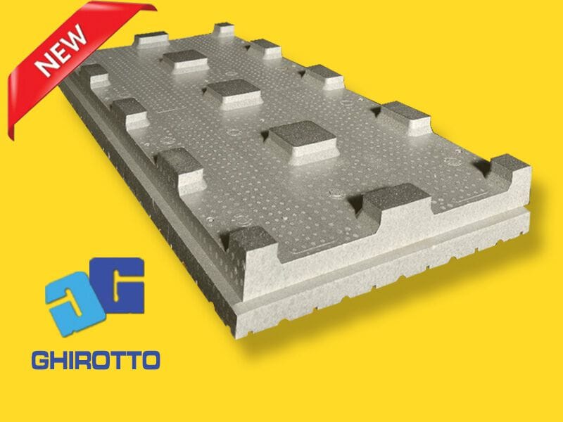 Формованный лист для теплоизоляции плоских кровель GHIROTTO DS PIEDONE GRAFITE ARCH-00042669