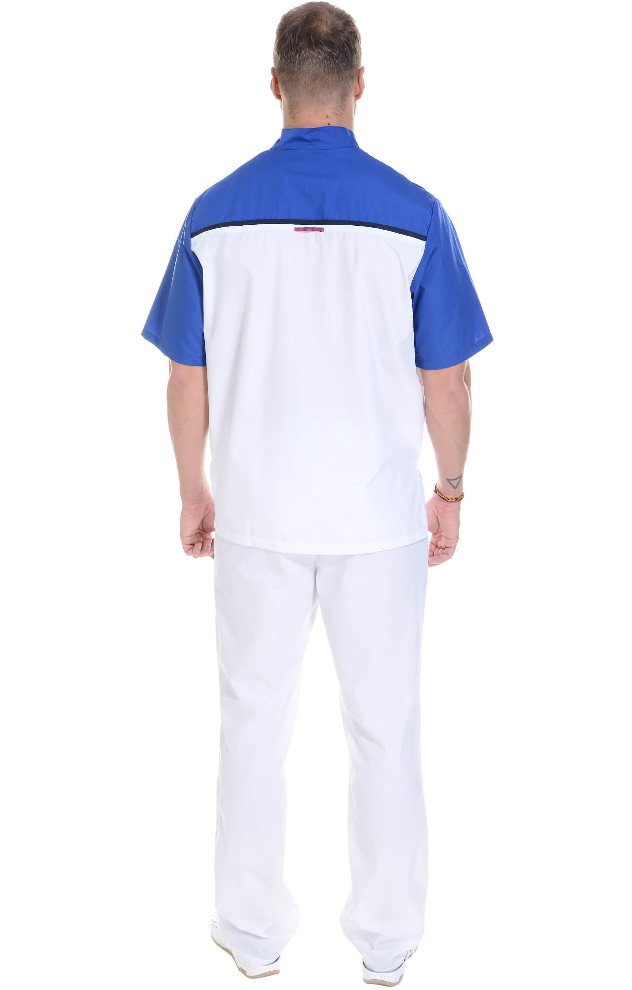 61951 Костюм "Лидер" белый василек  Медицинская одежда  размер 60-62/182-188 Спецодежда  - Вид №15