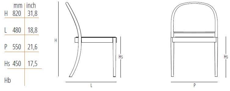 Wiener GTV Design Стул с мягкой подкладкой sun-id-1432298 - Вид №5
