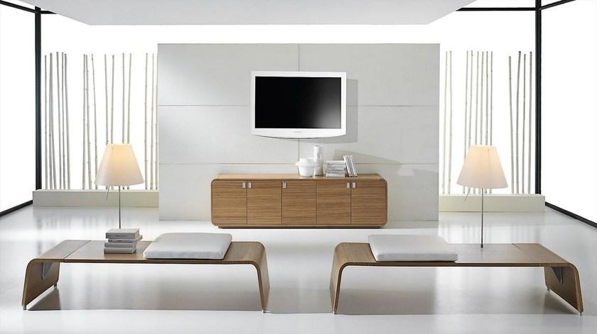 IFT Низкая тумба для офиса из фанерованной древесины с замком Sestante sun-id-1447337 - Вид №7