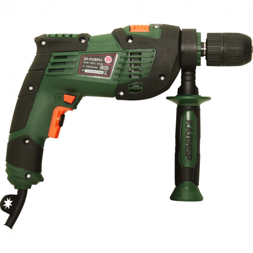 48808 Калибр Электрическая дрель ДЭ-810ЕРУ+  - Вид №1