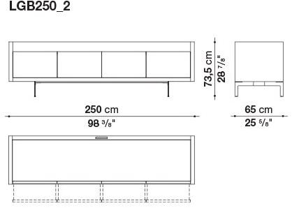 B&B Italia Комод деревянный с распашными дверцами Liagò sun-id-1345823 - Вид №6