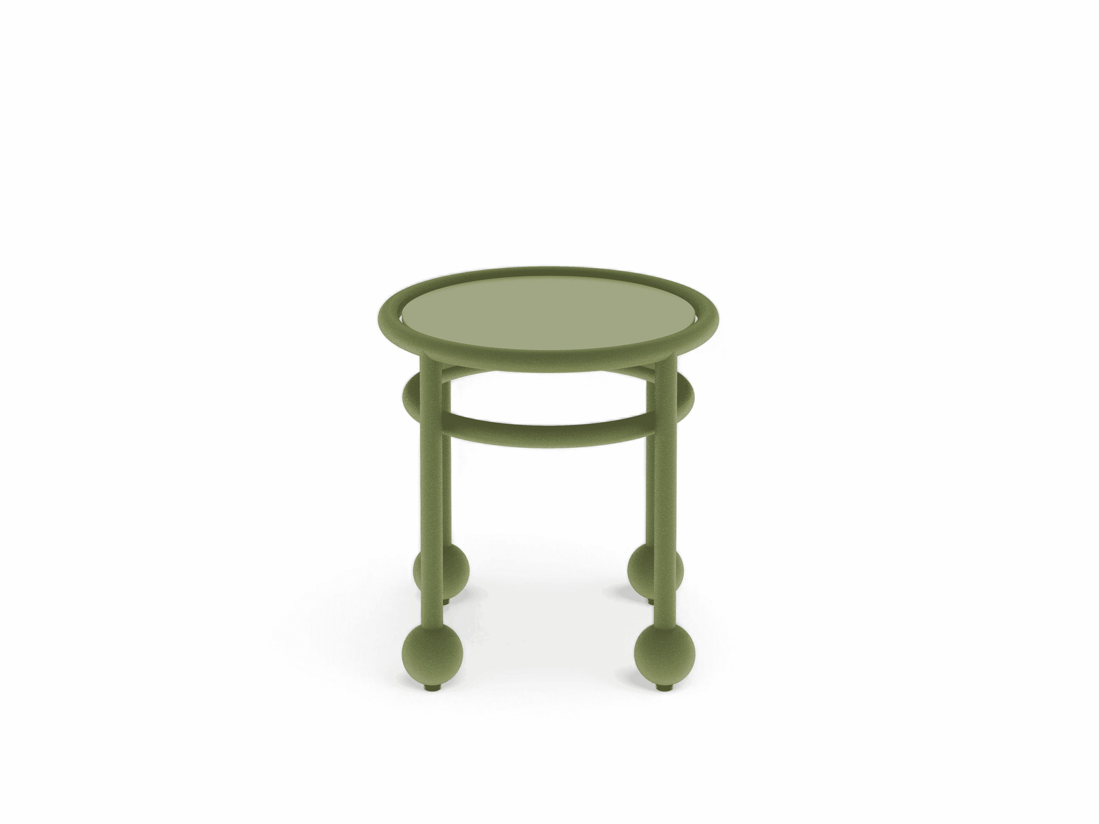 Алюминиевый круглый стол для сервировки сада FJAKA медленный ARCH-00102948 - Вид №1