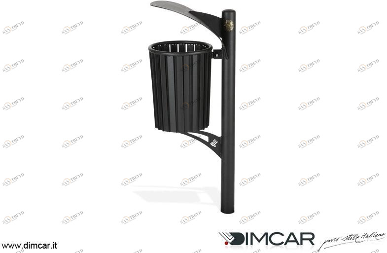 DIMCAR Подземный металлический контейнер с крышкой для использования вне помещений Elite 204-s