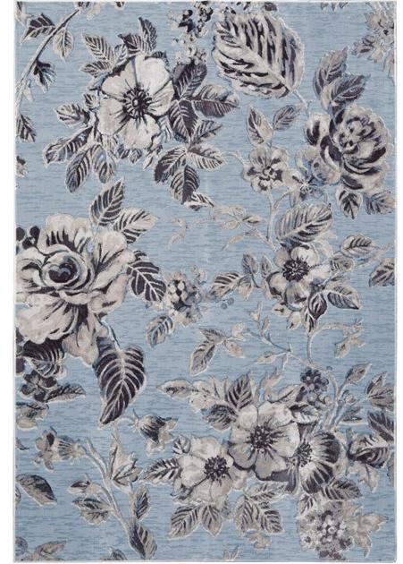 De Dimora Прямоугольный коврик с цветочным рисунком из вискозы Atmosphere sun-id-1510394 - Вид №1