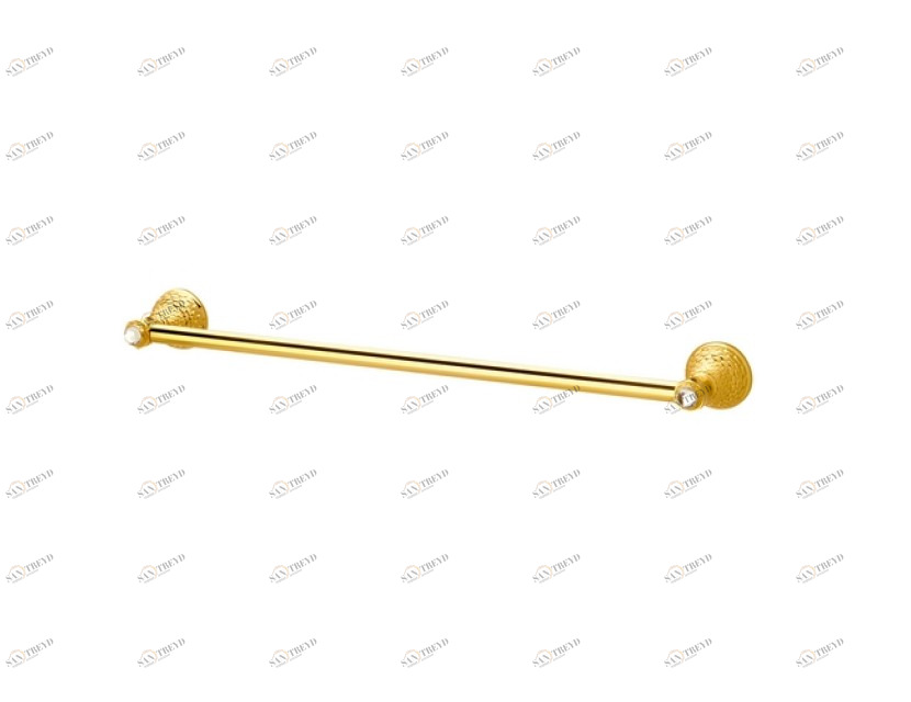 059272.000.71 Вешалка для полотенец 600мм с кристаллами сваровски Античное серебро Mestre Dragon