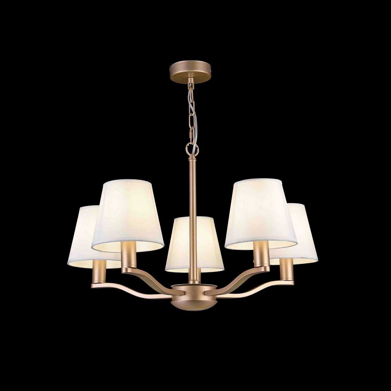Люстра подвесная золото Marika FR5671PL-05G FREYA MODERN 00-3956375 Золото - Вид №1