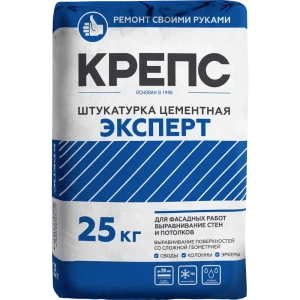 Штукатурка цементная Крепс Эксперт 25 кг 82020651 STLM-2003599