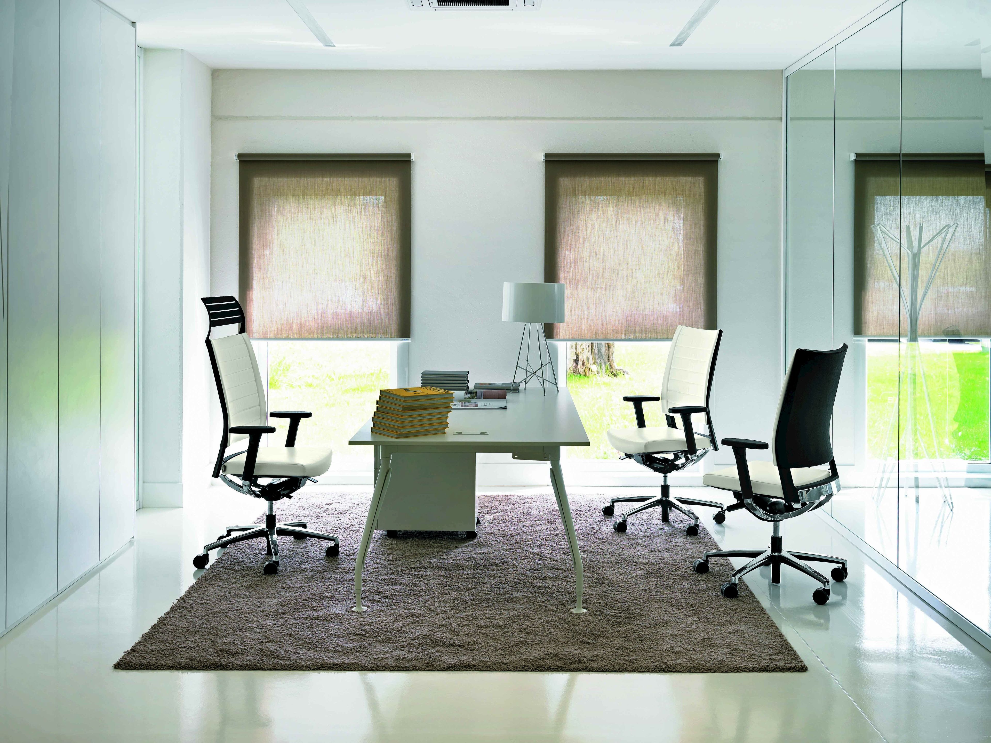 Кожаный регулируемый по высоте офисный стул с подголовником VAGHI Expo 15 ARCH-00025547 - Вид №3