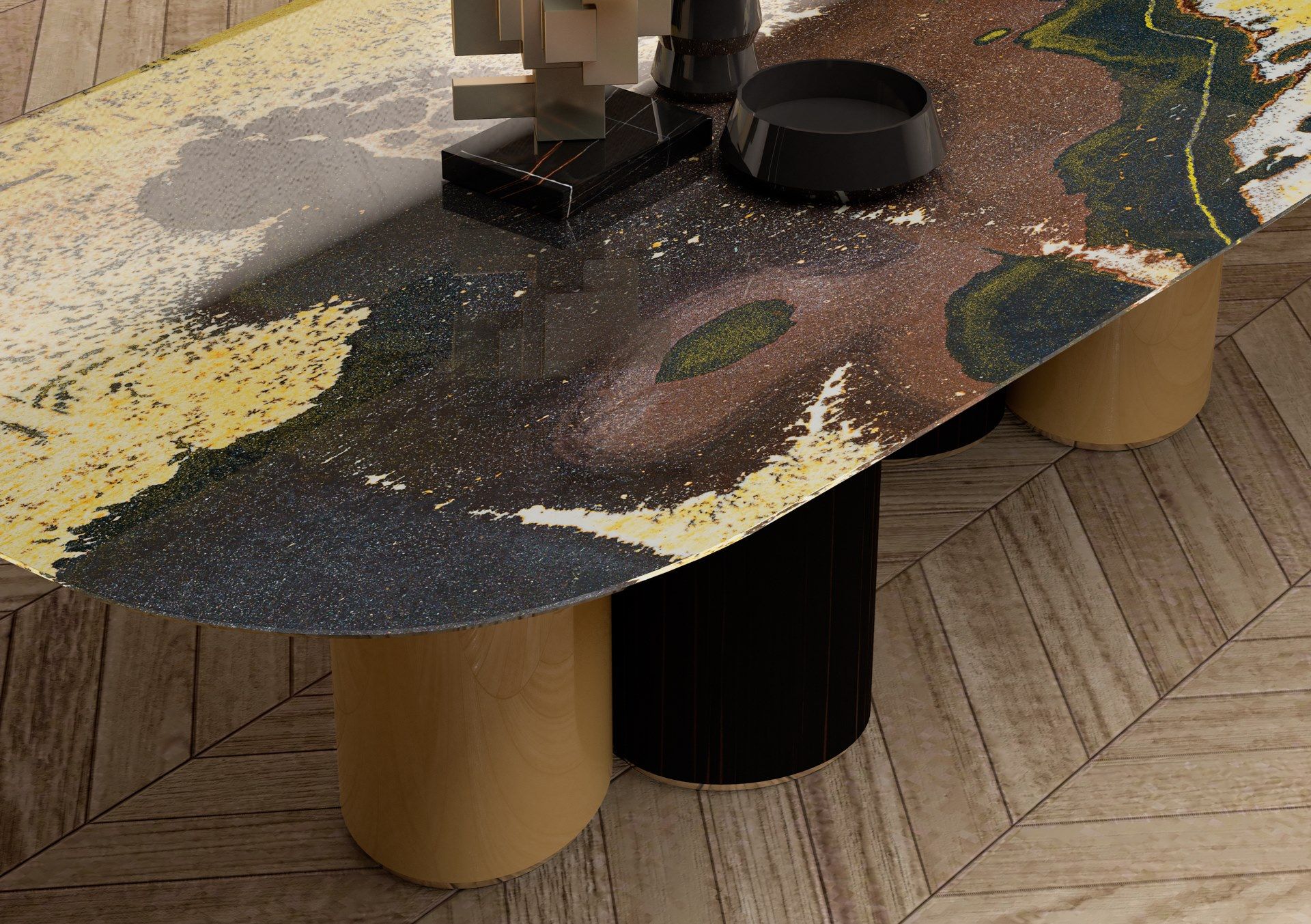 Стеклянный обеденный стол Sicis PHILIPPE ARCH-00125274 - Вид №20