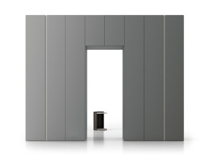 Деревянный секционный шкаф