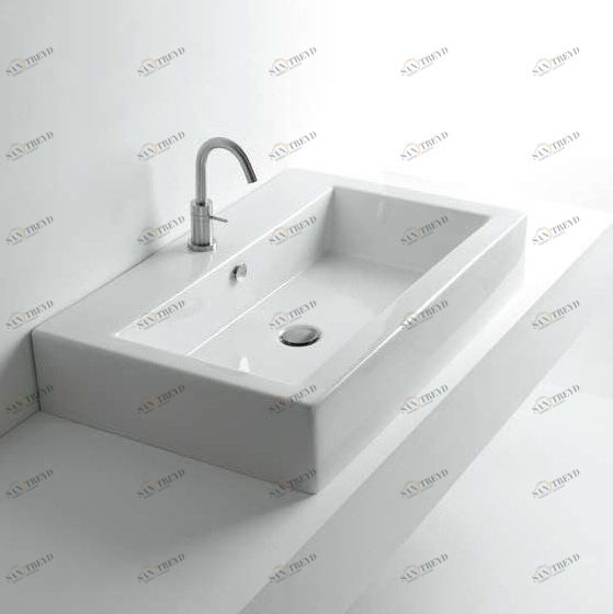 41816 Накладная раковина на столешницу  овальная Santreyd 