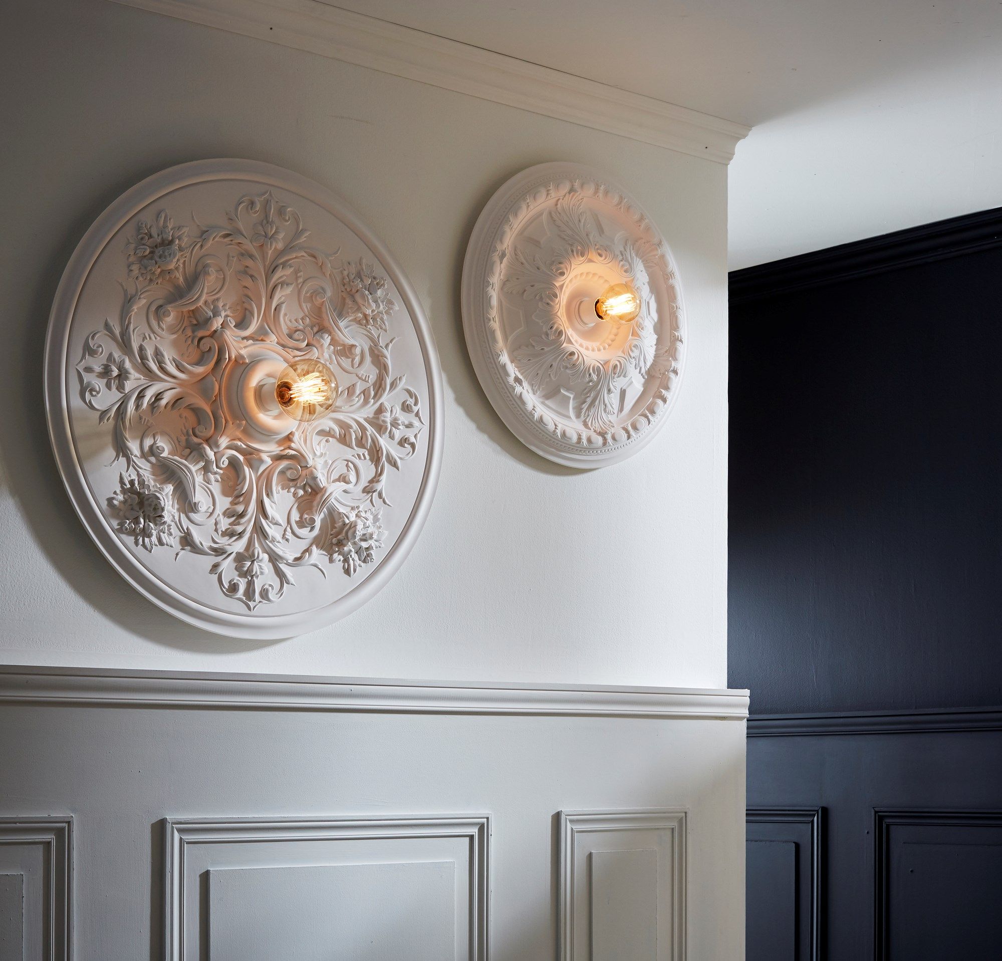 Настенный светильник ручной работы из гипса RADAR INTERIOR Haussman ARCH-00128004 - Вид №3