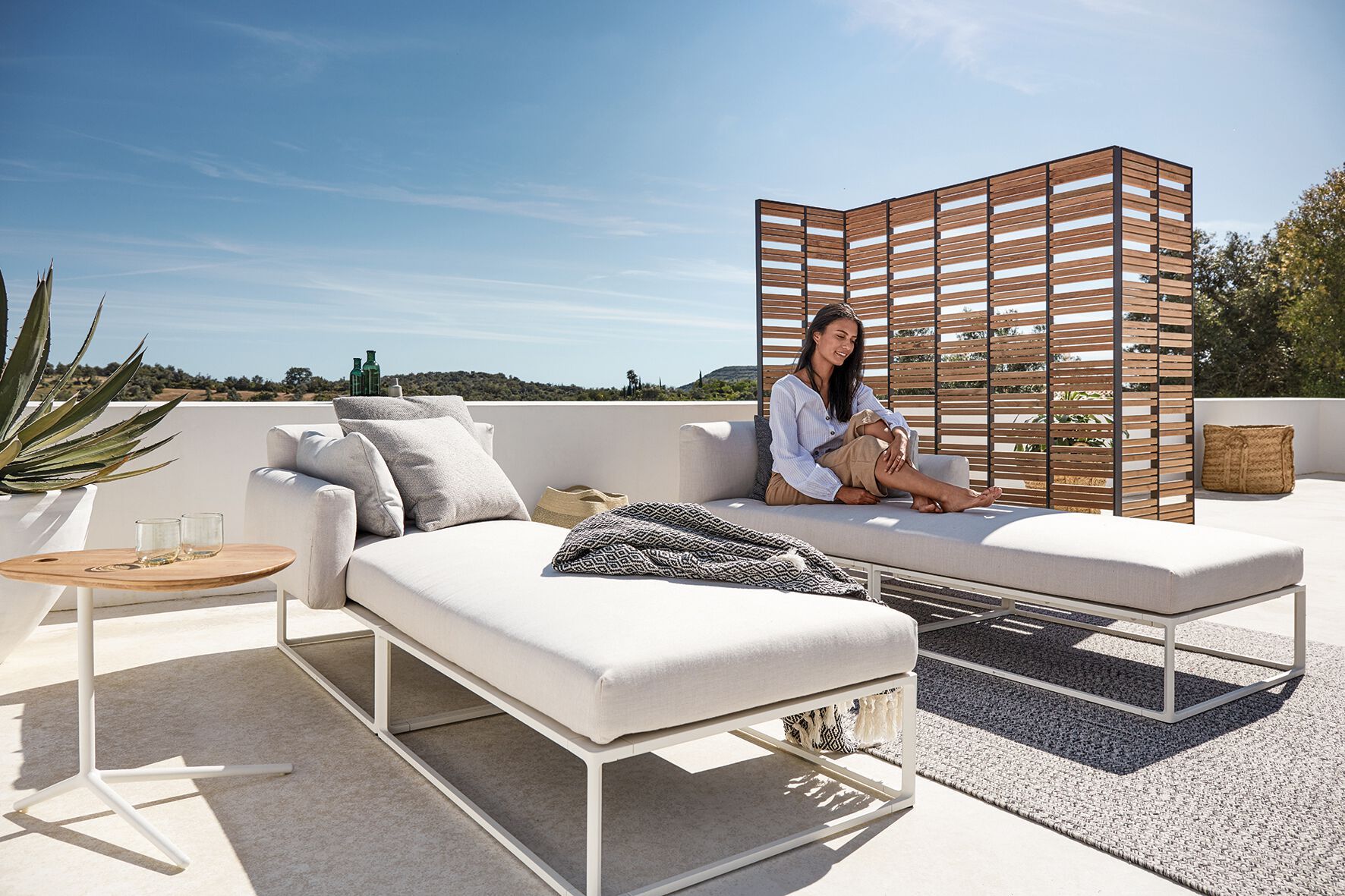 Тканевое садовое кресло Gloster Maya ARCH-00072230 - Вид №4