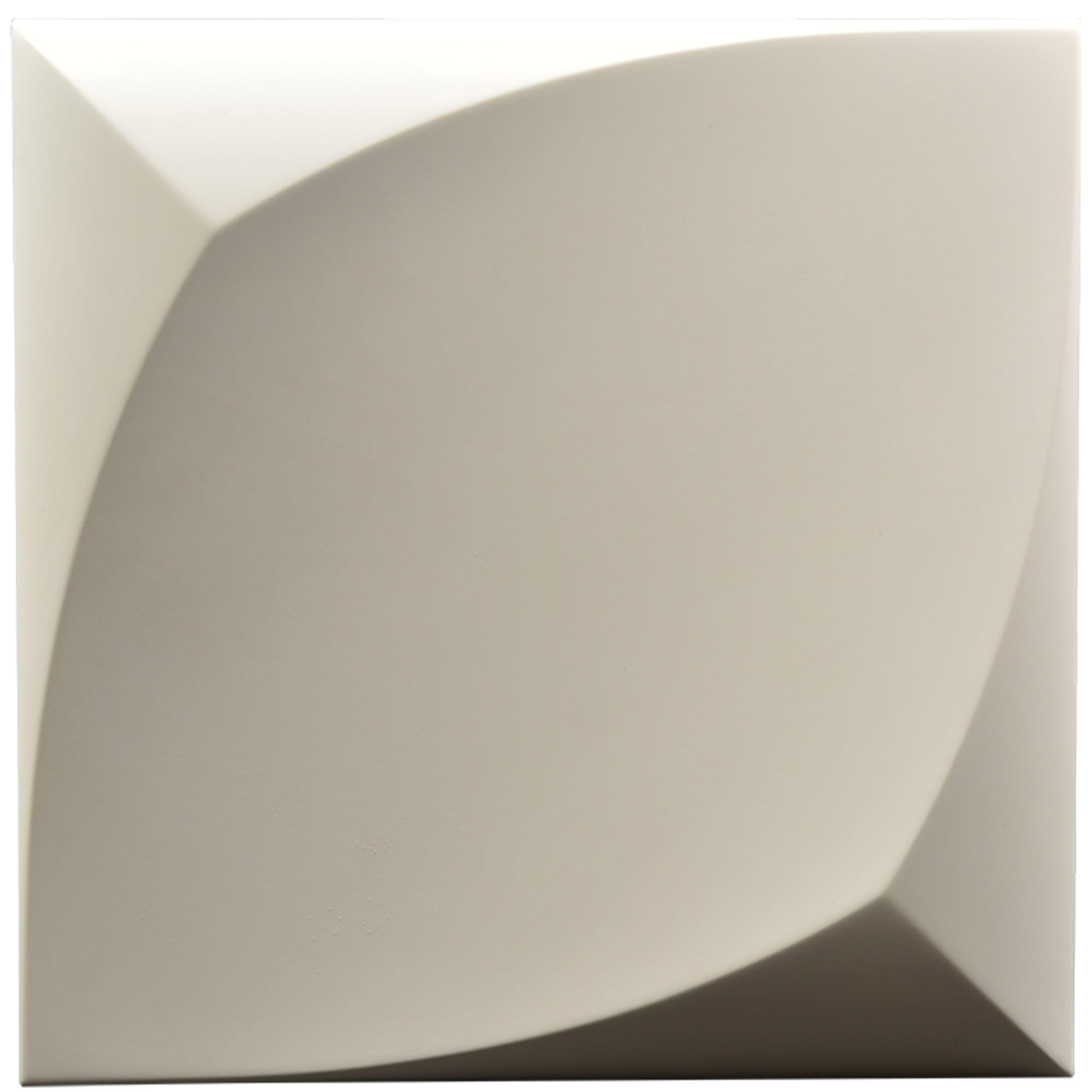 82399296 3D Панели матовые без покрытия 4 шт цвет белый Santreyd 