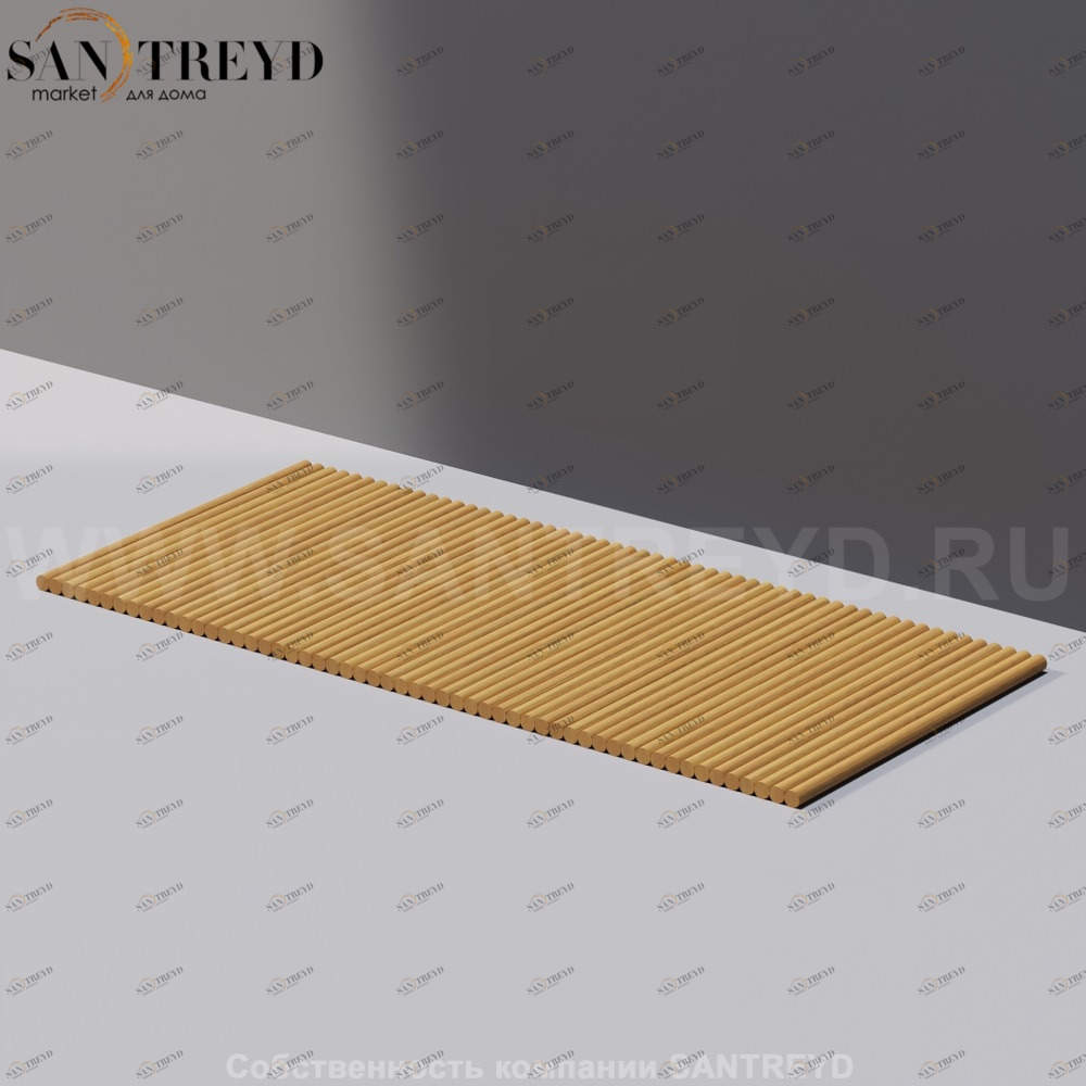 Agape TAPIRO Коврик из дерева 110 см под тик AKAR0524LT