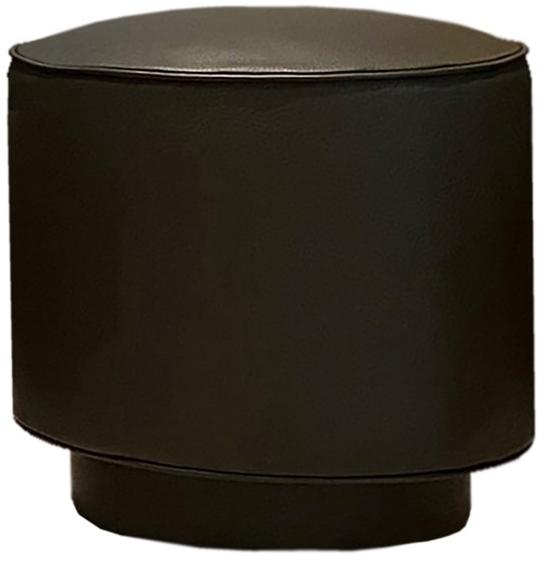 Duvivier Canapés Круглый кожаный пуф Elsa Elsaxg95, elsaxg96 - Вид №1