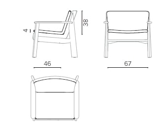 Кресло для гостиной с подлокотниками True Design LISA SOFT ARCH-00130707 - Вид №12