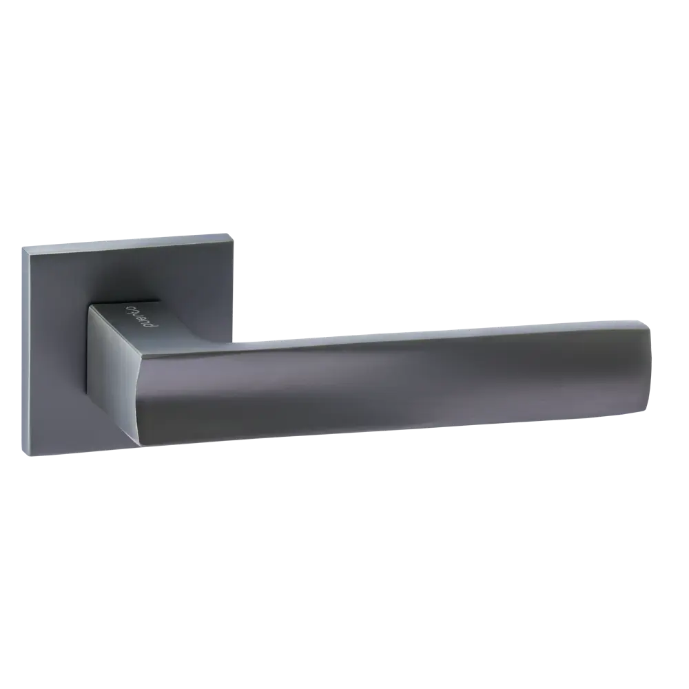 Дверная ручка Puerto Фриттата Slim в матовом черном никеле 89394709 STLM-1399930