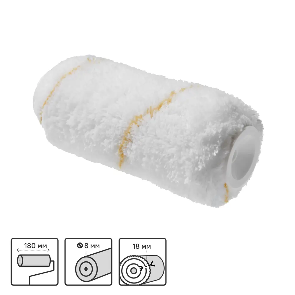 Фасадный валик Dexter 180 мм для профессиональной покраски 82800664 STLM-0036124