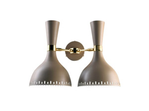 Металлический светодиодный настенный светильник