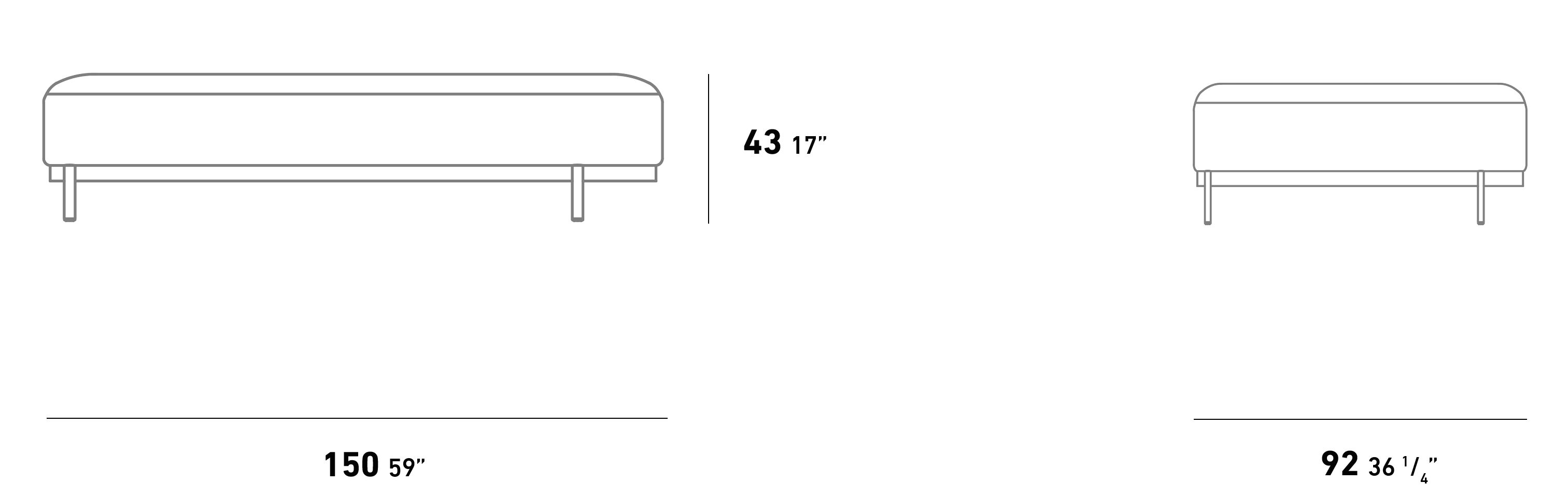 Sunbrella®прямоугольный садовый пуф YAAZ Ova ARCH-00147800 - Вид №2