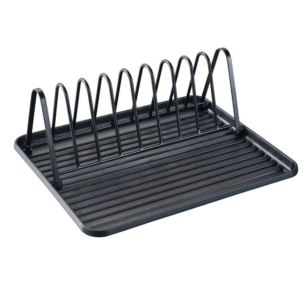 Сушилка для посуды KONSENSA 36x13x29 см одноуровневая металл цвет черный STLM-2068644 - Вид №3