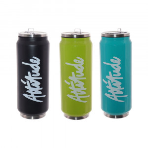 266560 Бутылка-банка с крышкой 400 мл сталь пластик РЕМЕКО