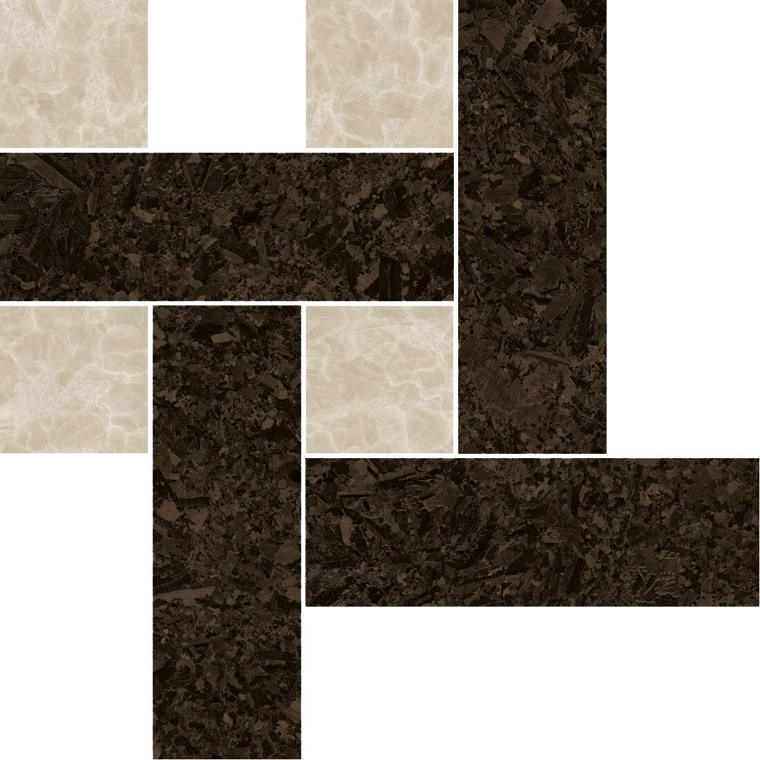 Мозаика из керамогранита Versace Ceramics метеорит ARCH-00126906 - Вид №3