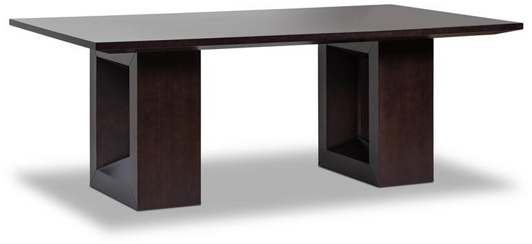 Stylish Club Прямоугольный обеденный стол из фанерованной древесины Manhattan Scf.m11 - Вид №2