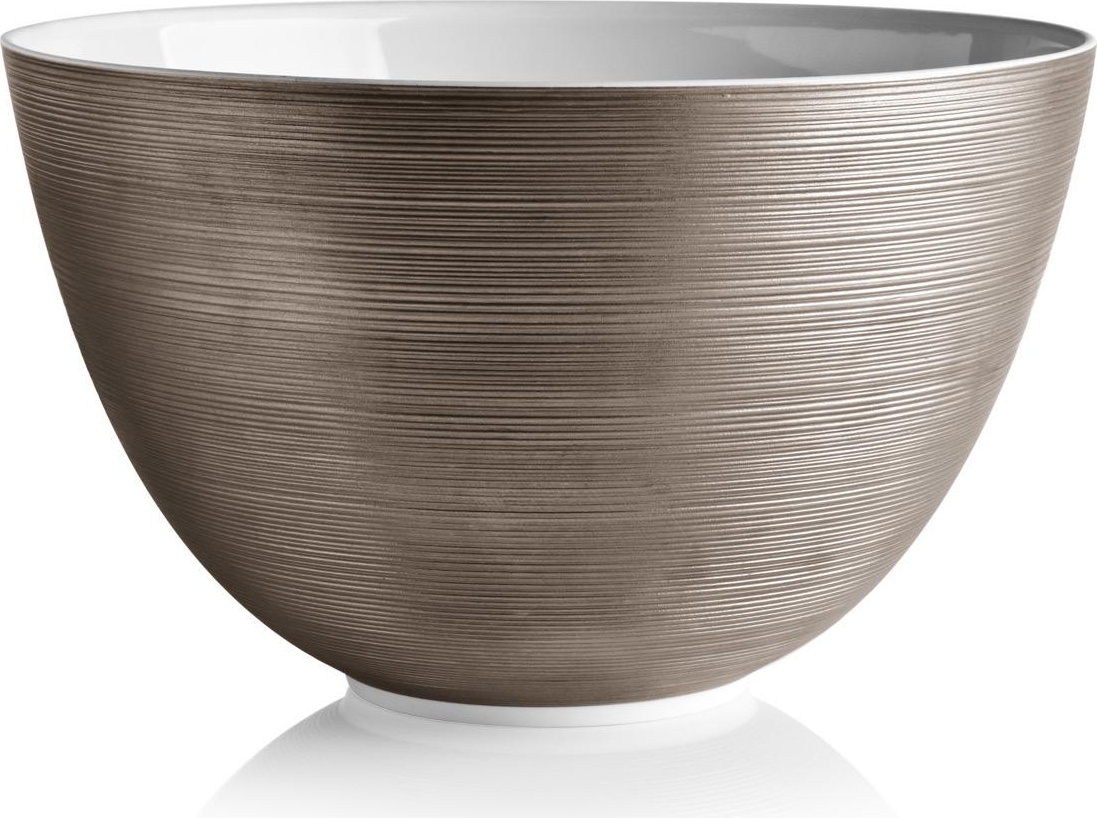 66821 JL Coquet Салатник большой 25см "Хемисфер" (платиновый) Фарфор 