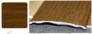 Профиль стыкоперекрывающий ПС 18.900.088 орех ЛУКА 2541252