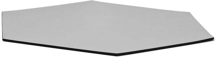 Шестиугольная подставка для столовых приборов - 40x35 см / зернистая кожа_темно-синий