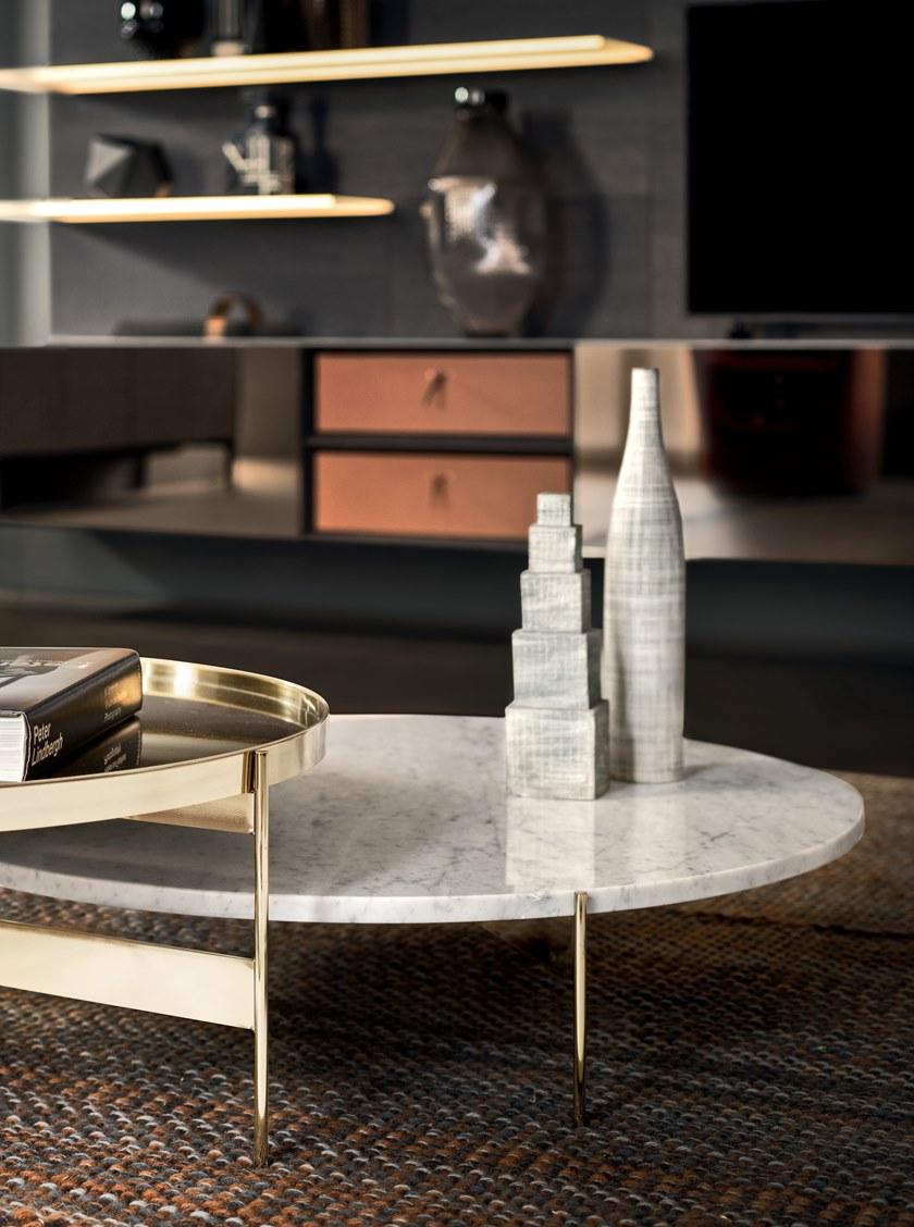 PIANCA Круглый журнальный столик с подносом sun-id-1465548 - Вид №3