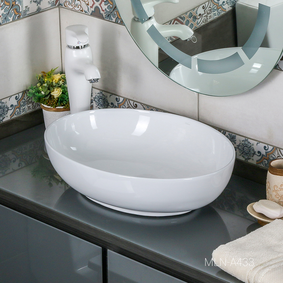 Накладная раковина melana mln-a433 A433-803 - Вид №3